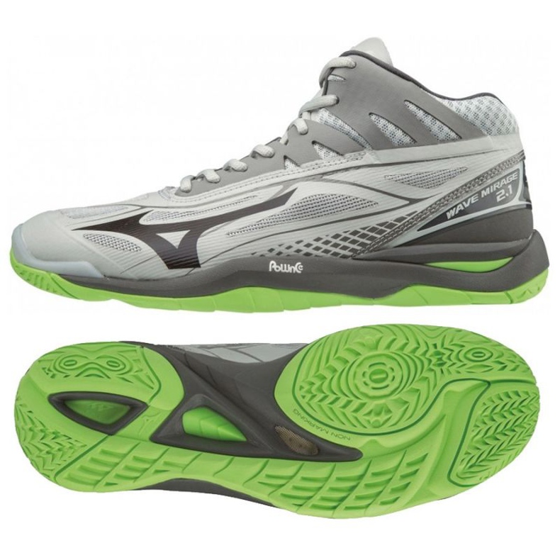Mizuno Wave Mirage 2.1 Mid M X1GA187037 Schuhe grau grautöne