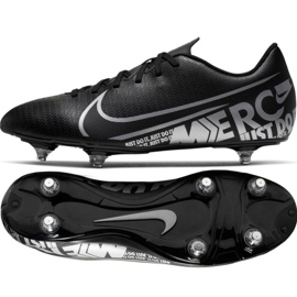 Nike Mercurial Vapor 13 Club Sg M CJ6181-001 Fußballschuhe schwarz schwarz
