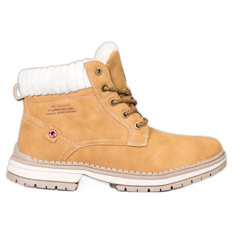 Arrigo Bello Modische Trapper gelb