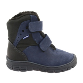 Stiefel Stiefel mit einer Mazurek 1352 Marineblau-Membran schwarz