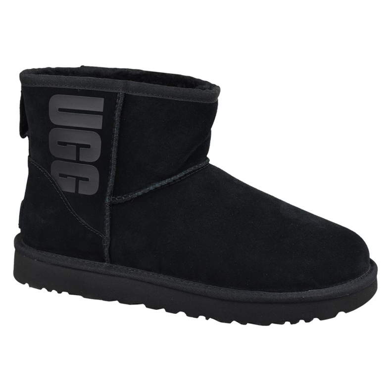 Ugg Classic Mini Rubber Logo W 1108231-BLK schwarz