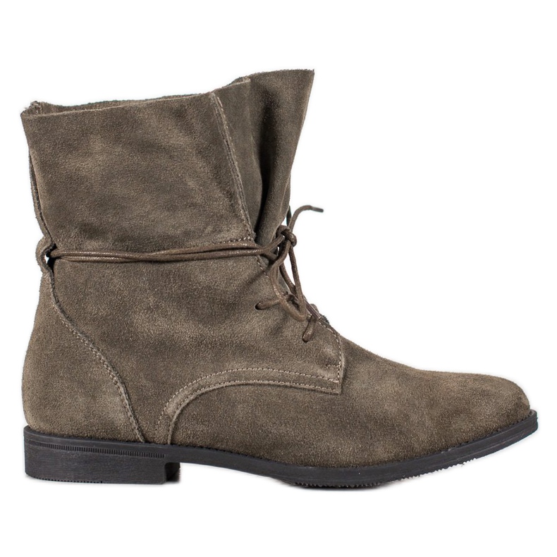 Filippo Klassische Lederstiefel grau