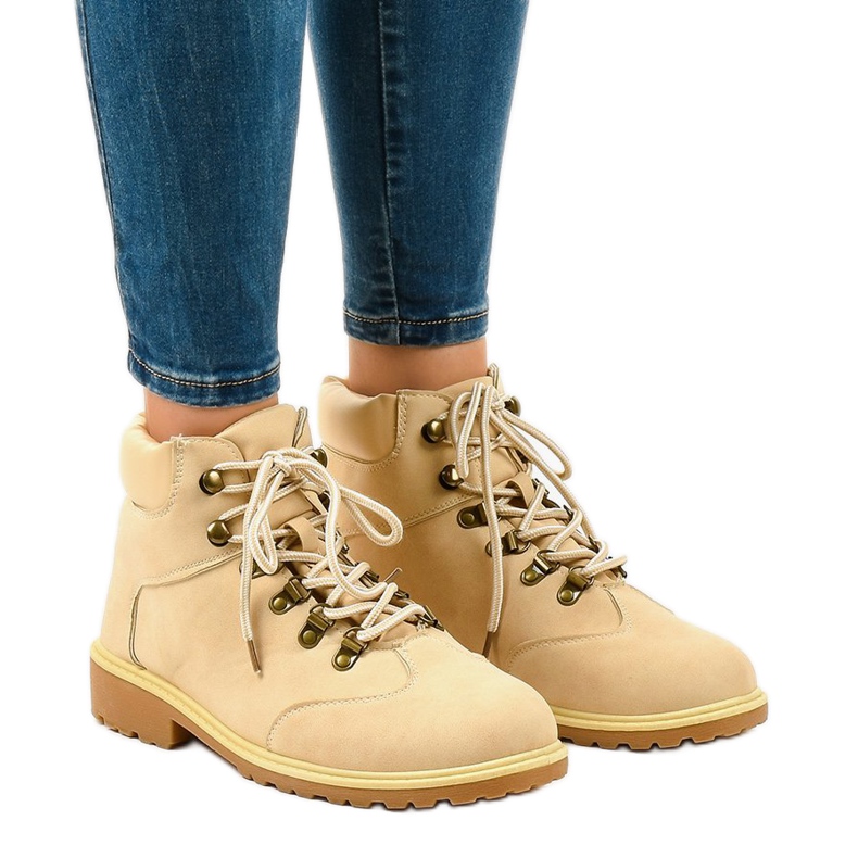 Beige Wanderschuhe ohne Isolierung XDS1702