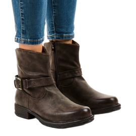 Braune isolierte Stiefel 5922