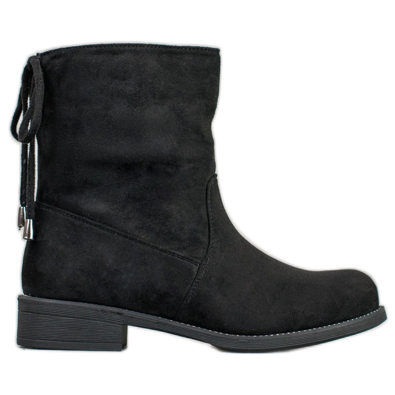 SDS Wildleder Stiefeletten schwarz