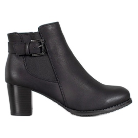 J. Star Elegante Damenstiefel schwarz