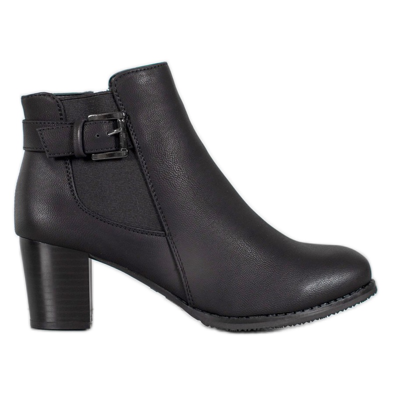J. Star Elegante Damenstiefel schwarz