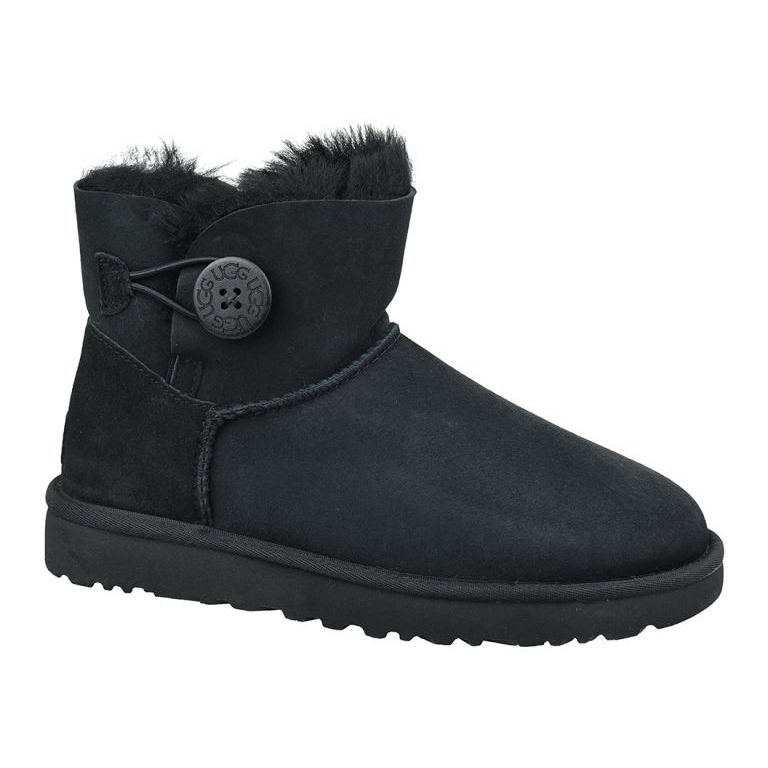 Ugg Mini Bailey Button Ii W 1016422-BLK Schuhe schwarz