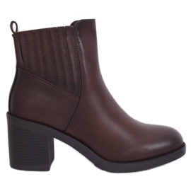 Braune Chelsea Boots braun 8017 Braun