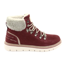 MCKEY 1072 Winterschnürstiefel braun mehrfarbig grau