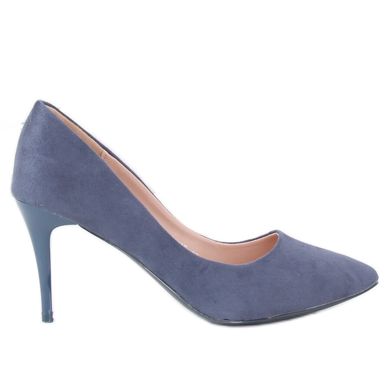 Pumps mit bequemer Ferse blau NF-49P Dk Blue