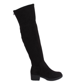 Schwarze Stiefel für Damen schwarz 0-207 Black