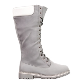 Seastar Warme Schnürstiefel grau