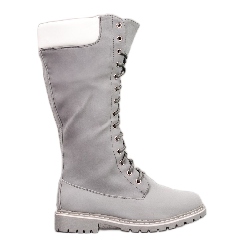 Seastar Warme Schnürstiefel grau