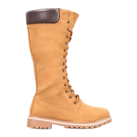 Seastar Warme Schnürstiefel braun