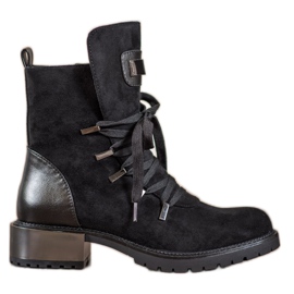 Goodin Schnürstiefel schwarz