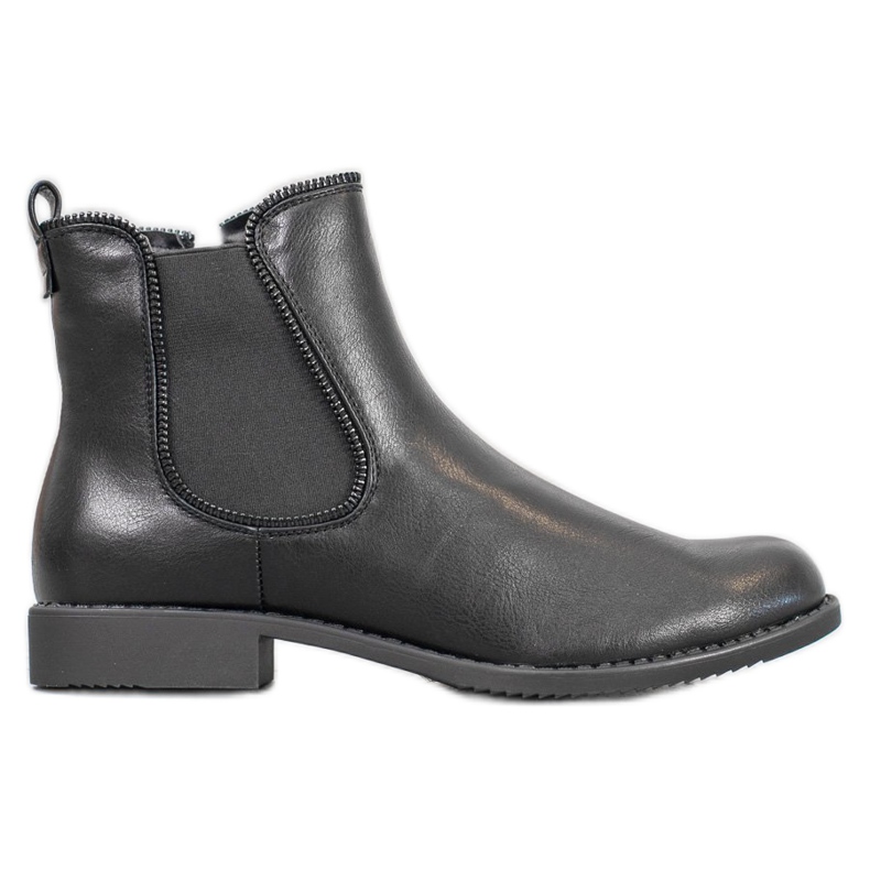 J. Star Stiefeletten Chelsea-Boots schwarz