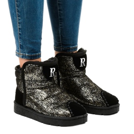 Goldener Eskimo isolierter Emu FC232-17 schwarz gelb