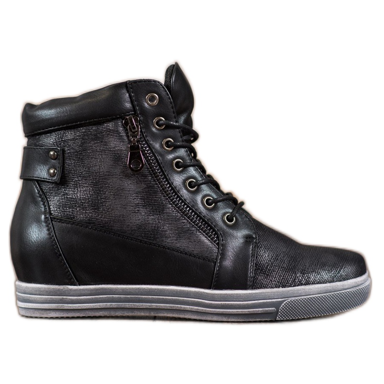 Sergio Leone Schwarze Turnschuhe