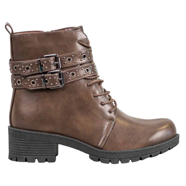 SHELOVET Geschnürte Arbeiter braun