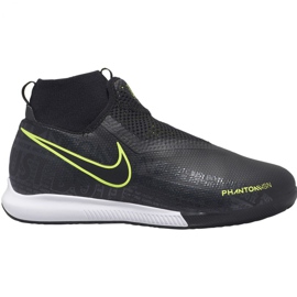 Nike Phantom Vsn Academy Df Ic Jr AO3290 007 Fußballschuhe schwarz schwarz
