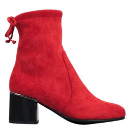 Goodin Stylische rote Stiefel