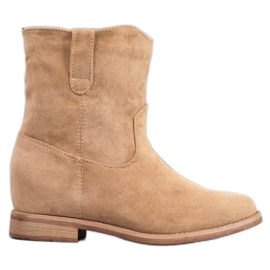 Seastar Beige flache Stiefel
