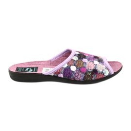 3D Adanex violette Hausschuhe lila rosa