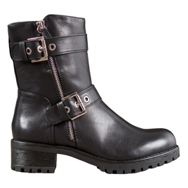 SHELOVET Arbeiter mit verziertem Reißverschluss schwarz