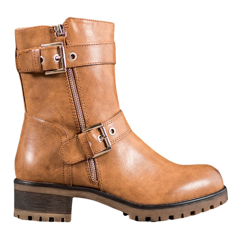 SHELOVET Arbeiter mit verziertem Reißverschluss braun