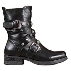 Kayla Arbeiter mit dekorativem Gürtel schwarz