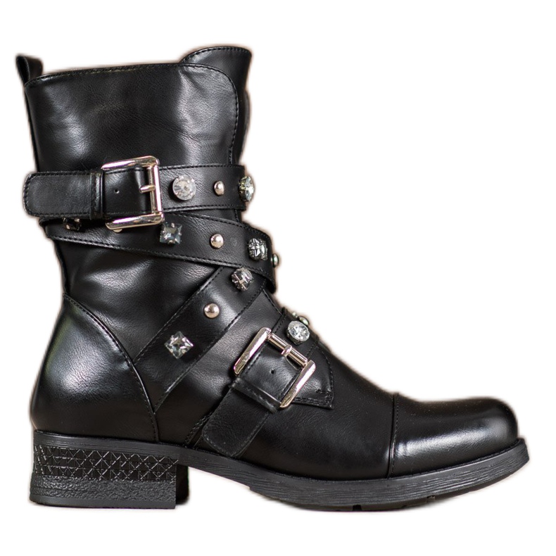 Kayla Arbeiter mit dekorativem Gürtel schwarz