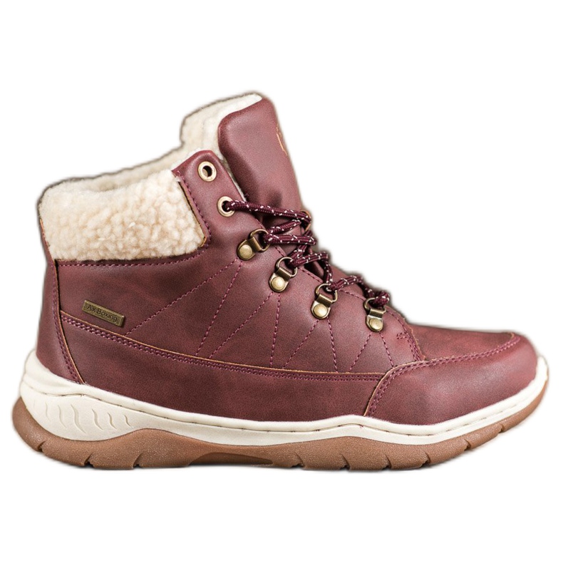 Arrigo Bello Warme Winterstiefel rot