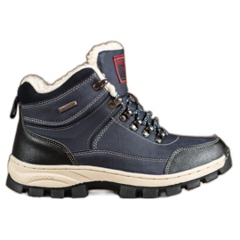 Arrigo Bello Winterstiefel zum Schnüren blau