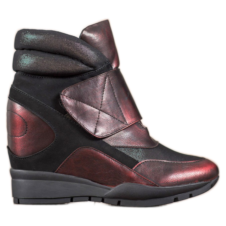 Sergio Leone Klett-Turnschuhe rot