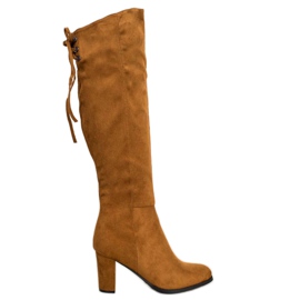 VINCEZA Wildlederstiefel braun