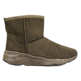 SHELOVET Schneeschuhe auf der Plattform grün