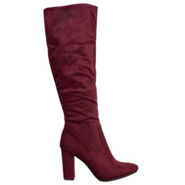 Elegante VINCEZA Stiefel rot