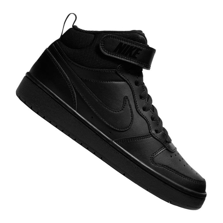 Nike Jr Court Borough Mid 2 (GS) Jr CD7782-001 Schuh schwarz