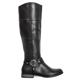 Gogo Schwarze Reitstiefel