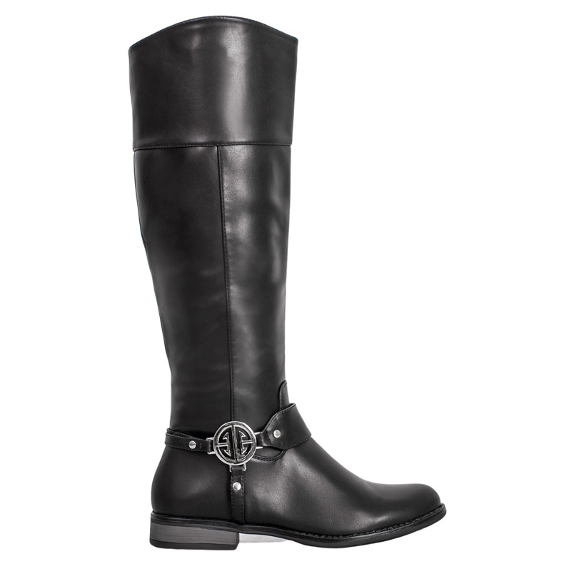 Gogo Schwarze Reitstiefel