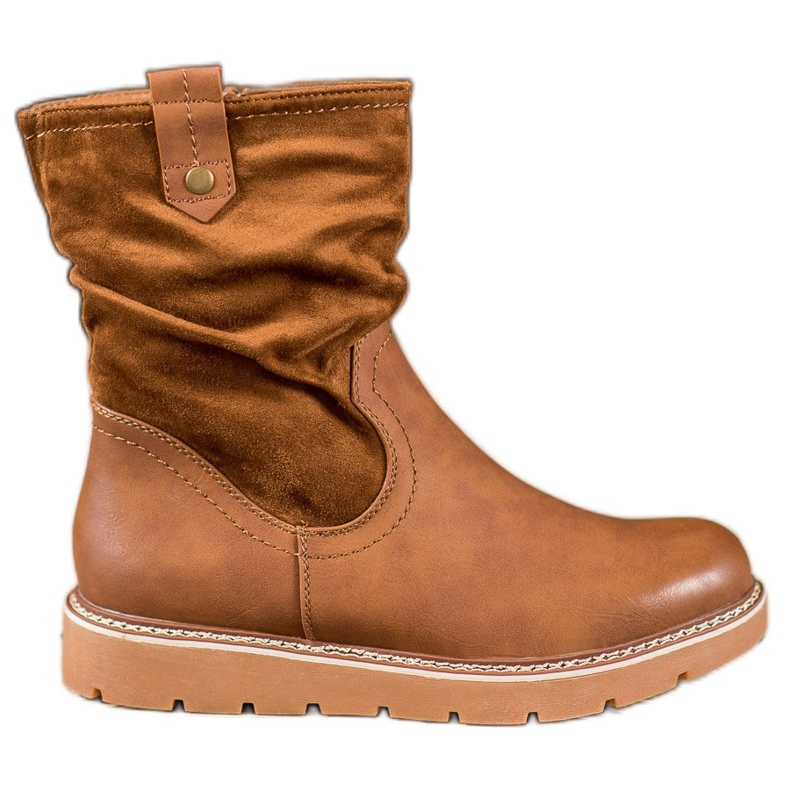 Ideal Shoes Arbeiter auf der Plattform braun