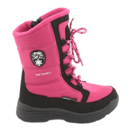Schneestiefel mit American Club SN13 rosa / schwarze Membran