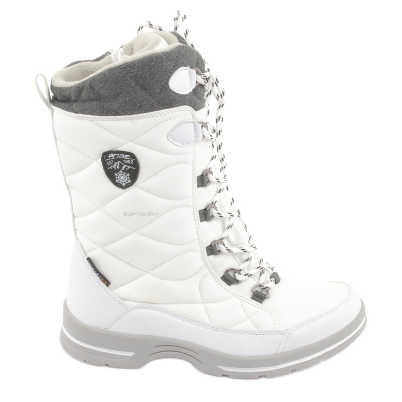 Schneeschuhe mit American Club SN08 Membran weiß grau