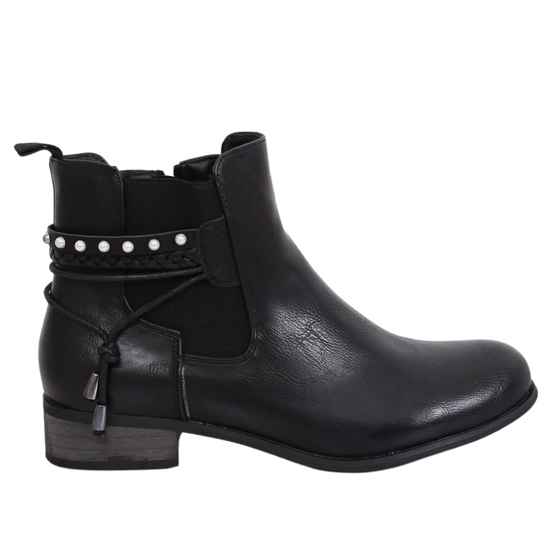 Schwarze Chelsea-Boots für Damen 846 Black