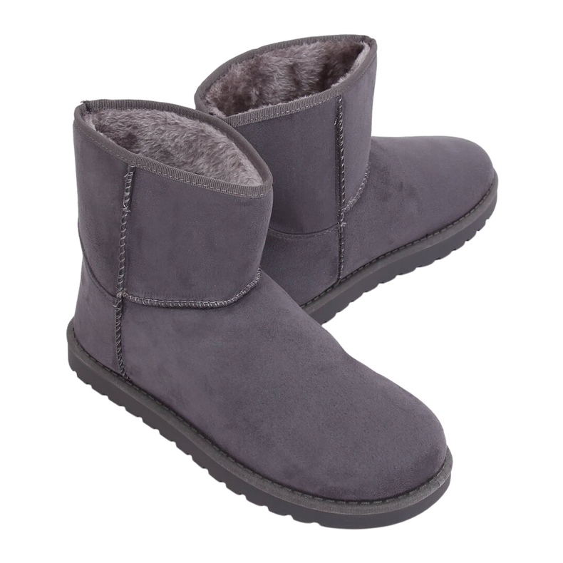 Schneestiefel emusy grau C-08 Grau