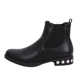 Schwarze Chelsea-Boots für Damen 7669 Black