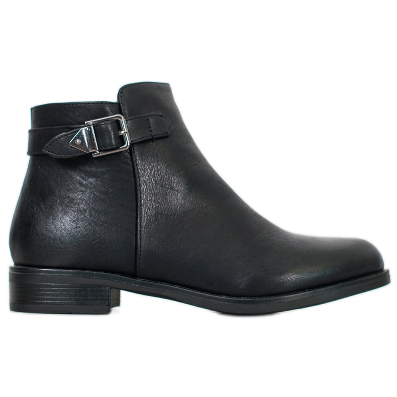 Small Swan Klassische niedrige Stiefel schwarz