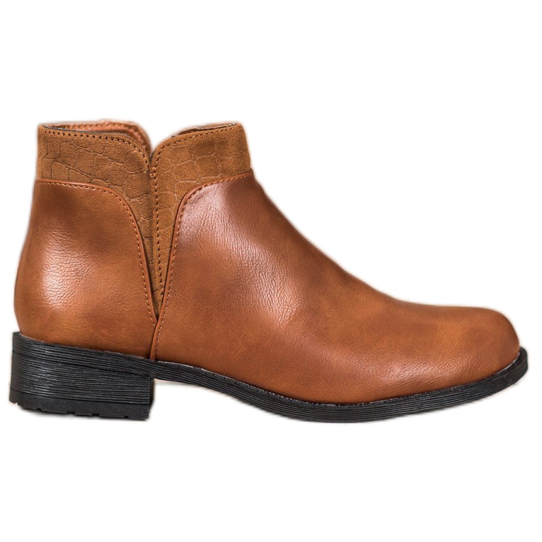 Small Swan Lässige Kamelstiefel braun