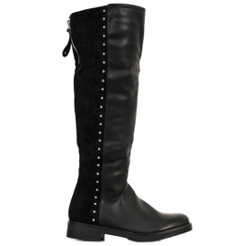 Bella Paris Warme schwarze Stiefel